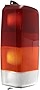 Evan-Fischer Tail Light Compatible with 1997-2001 Jeep Cherokee Amber Clear & Red Lens Halogen Driver Side