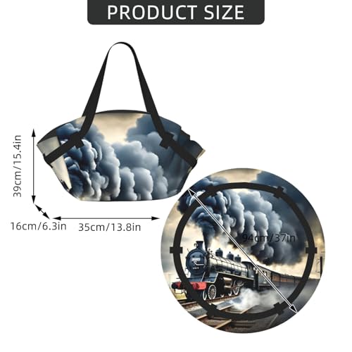 Sac de camping pliable train à vapeur matelas imperméable extérieur et plage - 4