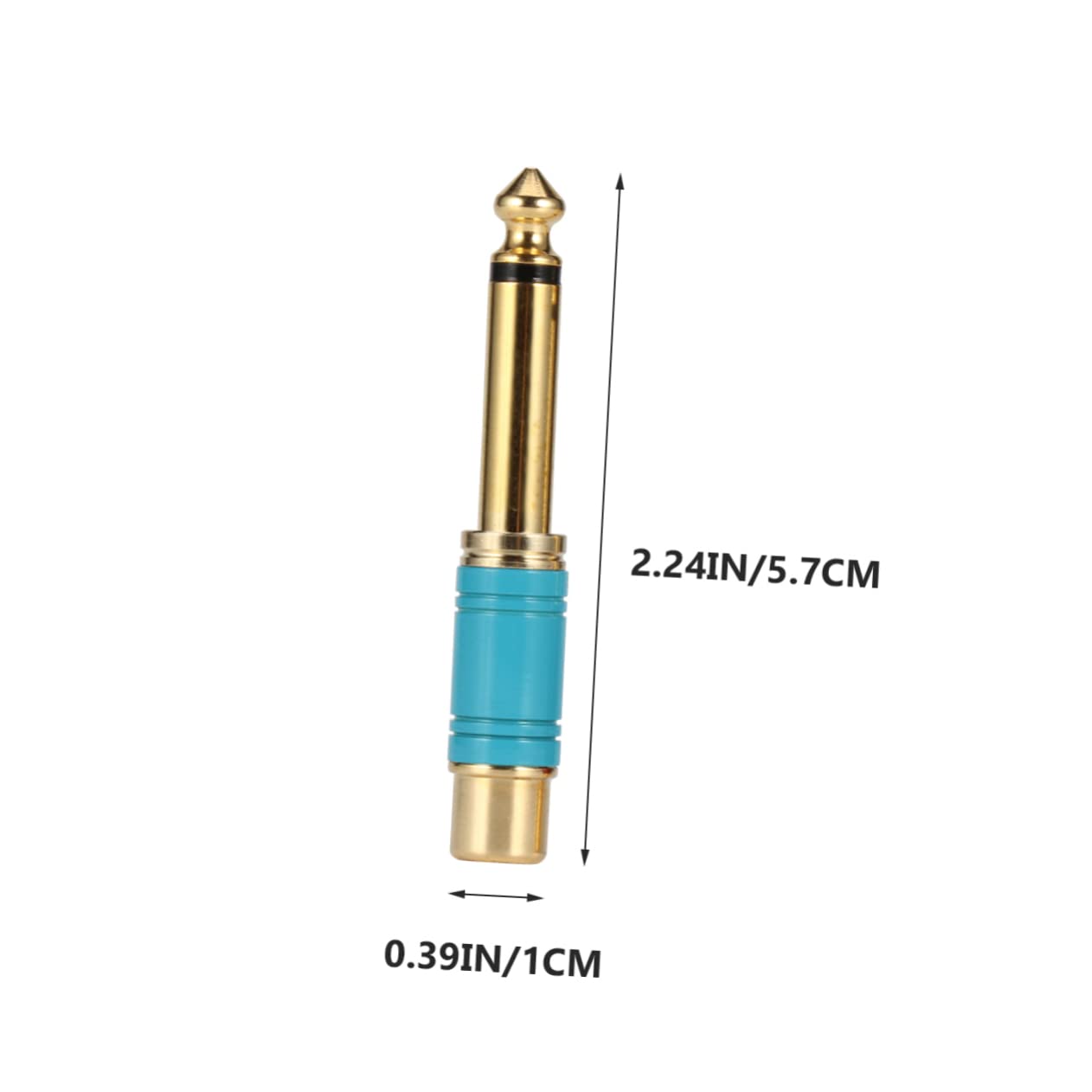 OSALADI 18pezzi Adattatore Audio Da Maschio Femmina Per Mixer e Chitarra Design Antiscivolo Materiale Durevole Compatibile Con Strumenti Musicali e Misti