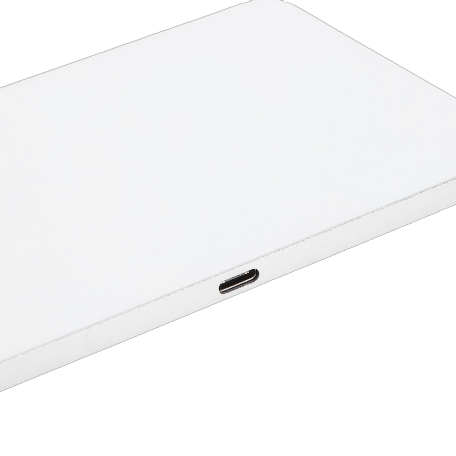 Touchpad USB Cablato, Touchpad Portatile con Multi Gesti, Mouse Trackpad Portatile Sottile in Alluminio per Computer, Desktop e Laptop (WHITE)