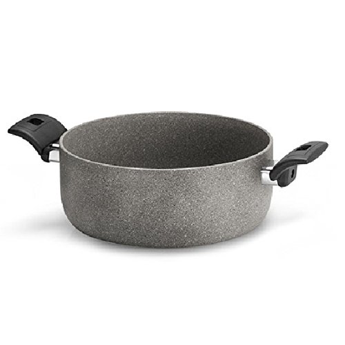 Cacerola aluminio alto espesor reforzada con minerales y libre de PFOA para cocina sana
