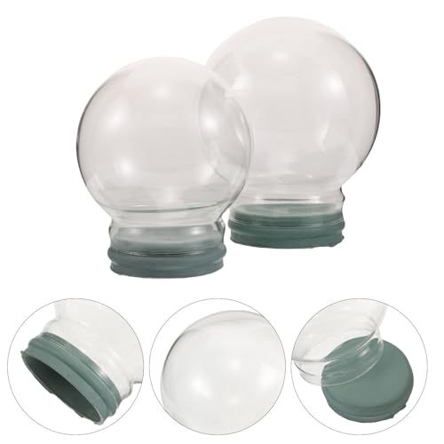 TOPBATHY Cúpula para Bola de Nieve con Base Vacía para Manualidades Navideñas 8