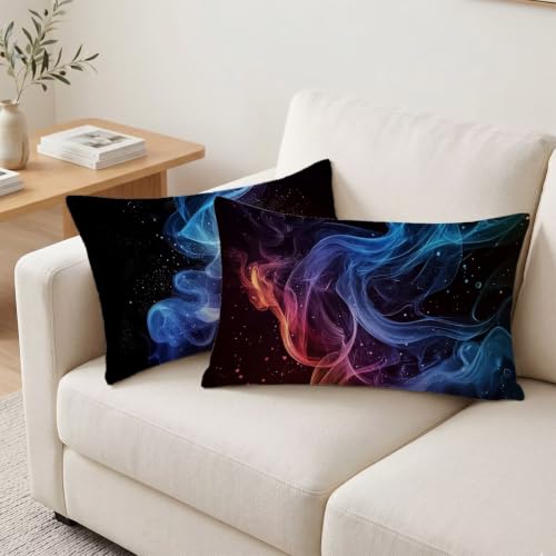 Housse coussin 40x80 abstrait taie d'oreiller décorative pour canapé et salon