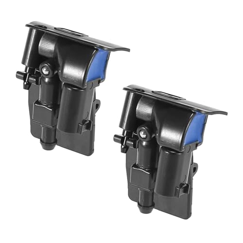 Geavonyg Vehículos Lavadora De Limpieza Parabrisas 61667183343 Rociador Parabrisas ABS Fácil Instalación Lavaparabrisas Duradero Y Confiable Compatibilidad con Vehículos
