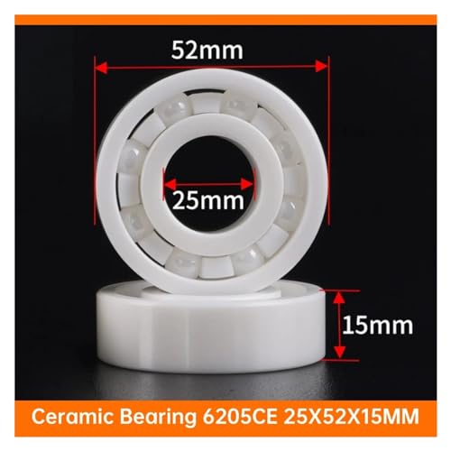Roulement zircone 6205-2RS céramique haute précision 25x52x15 - 3