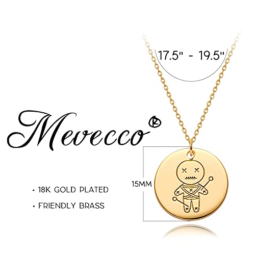 MEVECCO Constellation Disc Coin Necklace 18K Gold Plated Dainty 12 Constellation Personalized Pendant Necklace Gifts4
