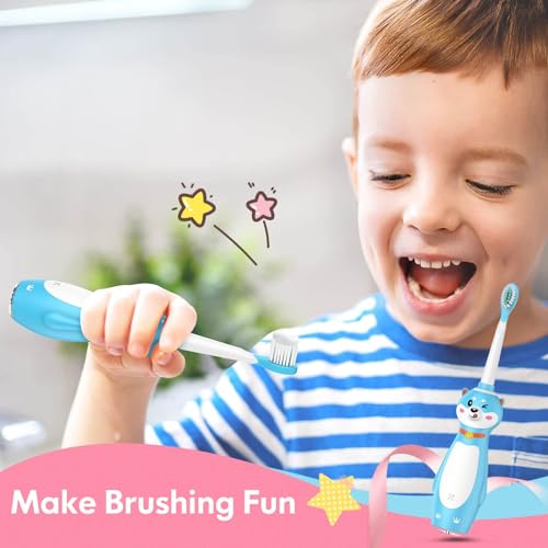Dada-Tech DT-KE9 BLUE Kids Electric Toothbrush Rechargeable thumb #3