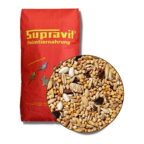 SUPRAVIT Agaporniden & Neophemafutter 25kg I abwechslungsreiche Mischung aus gesunden Körnern & Saaten I Cover