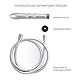 Promed Duschaufsatz Analdusche für Frauen & Männer, Edelstahl Vaginal Dusche & Intim Dusche, Klistier Enema mit 10 Düsen, Klistiergerät für Intimreinigung oder Darmreinigung autoklavierbar