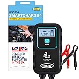 SMARTCHARGE TECHNOLOGY: Keep your battery at peak health with this charger & maintainer compatible with various batteries including Lithium Ion, Lead Acid, Gel & Calcium - ideal for stop-start vehicles SMART: Intelligent charging technology to preven...