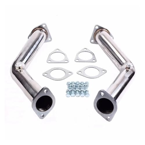Embout silencieux d'échappement en inox poli pour Nissan 350Z Z33 VQ35DE