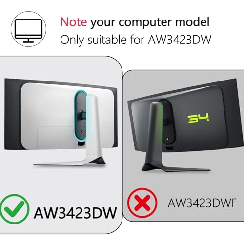 Image of AW3423DW VESA Adapter Compatible with Alienware 34 inch Curved QD-OLED Gaming Monitors (Fits AW3423DW)-75x75 to 100x100 VESA Mount Adapter Bracket