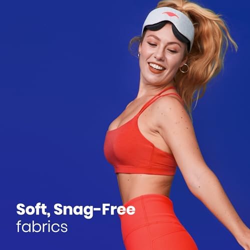 manta sleep mask packed in travel bag for shift work and travel