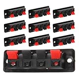 Connecteurs de câbles d'enceintes en cuivre — la construction robuste de ce connecteur de câble d'enceinte garantit des performances fiables, même en cas d'utilisation intensive, connecteurs terminaux