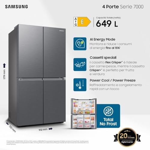 Samsung RF59C70TES9 Réfrigérateur combiné - vue 6