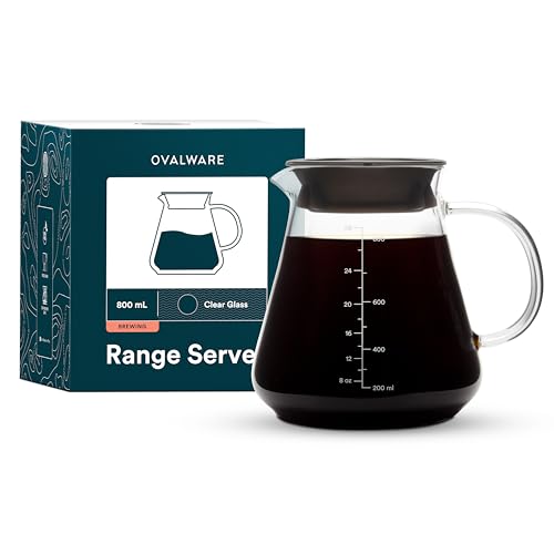 OVALWARE Glass Coffee Server 800ml