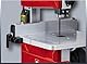 Einhell TC-SB 200/1 Bandsäge | Elektrische Tischsäge mit 45° neigbarem Metallarbeitstisch für Gehrungsschnitte, Parallelanschlag, Staubabsaugung | Bandsäge für Holzbearbeitung, Basteln und Heimwerken