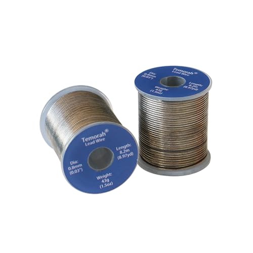 Temorah Lead Wire for Fly Tying Materials, 0.03