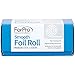 ForPro Professional Collection Smooth Aluminum Foil Roll, 320 Ft Hair Foils for Color Application and Highlighting Services, Silver, Medium, 5