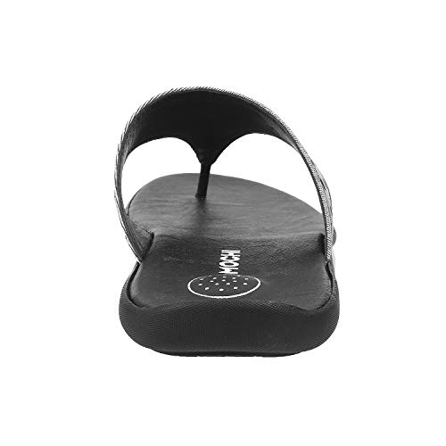 Image of Mochi Men's Faux Leather Kolhapuri Inspired Stylish Sandals