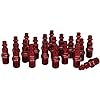 ColorFit by Milton 727MC-20 Pneumatic Plugs - (M-Style, Red) - 1/4" NPT ...