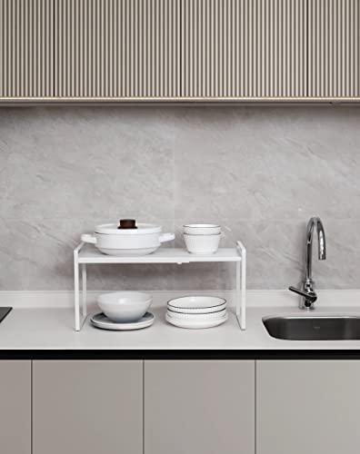Étagère empilable et robuste pour optimiser une armoire de cuisine - 8