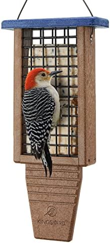 Kingsyard Recycled Plastic Suet Bird Feeder