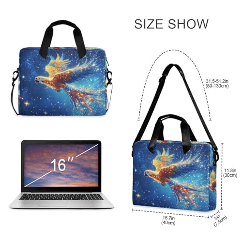 Bolso para Laptop Vanguard 15.6 inch azul con asa y correa miniatura 5