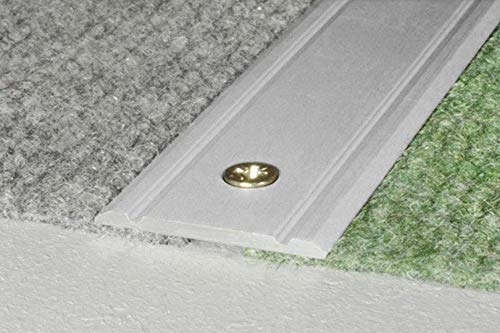 Preisvergleich Produktbild 1 Stück / Übergangsprofile / Alu / eloxiert / Effector / 930x30x2mm / A02 / silber