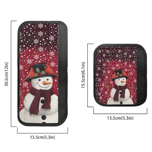 Image of 6 Piece Refrigerator Handle Covers Christmas Fridge Handle Covers Washable Appliance Handles Cover for Fridge Microwave Stove Dishwasher Christmas Decor for Kitchen