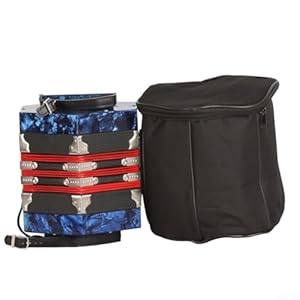 Jinsbon Knopfakkordeon WQ30FORW7U59Y64H8PZASR2 mit Tragetasche