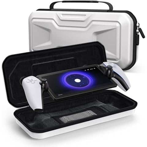Klipdasse Carrying Case for PlayStation Portal Remote Player, Protective EVA Hard Shell Handbag for PS5 Portal, Full Protective Case for PlayStation Portal Accessories Cover