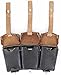 WWII German K98 Pouch Set Black (2 pcs K98 pouch + free K98 Sling Brown)