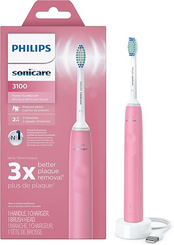 ProtectiveClean Removes More Plaque, Long lasting 4 day Battery Life Rechargeable Electric Toothbrush, By Alphasonik