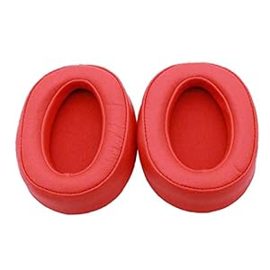 Vervangende oorkussens compatibel met Sony MDR 100ABN WH-H900N Hoofdtelefoon Kussen Rood 1Paar Elektronische producten