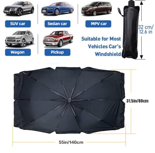 Parasol Coche Delantero para Viajes en Familia en VW Sharan 2010-2023 5