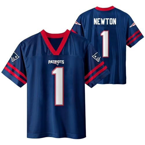 Amazon.com: Cam Newton New England Patriots #1 Navy Kids Youth 8
