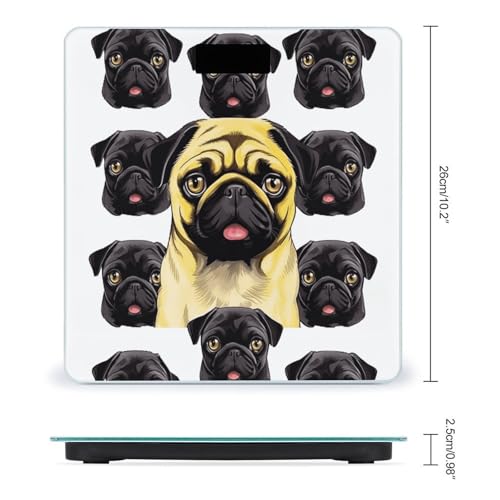 Balanza Digital de Baño FekiLoot con Plataforma Amplia y Precisión miniatura 2