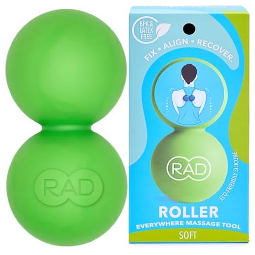 RAD Soft Peanut Massage Ball for Myofascial Release