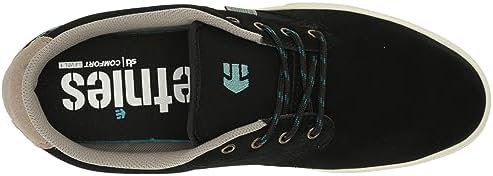 Etnies Men's Jameson 2 Skate Shoe, Black/Green/White, 11 | Image 4