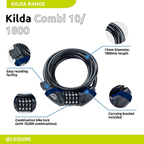 Squire Kilda Combi 4-Wheel Cable Lock