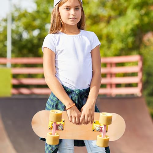 Planche de skateboard en bois brut résistante pour ados VANZACK - 2