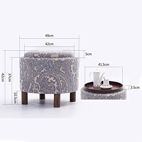 Table à thé et pouf de rangement pour un salon chaleureux