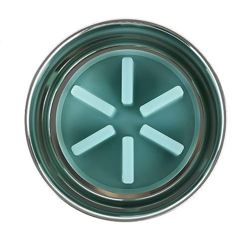 PAWPOURRI Anti-Skid Stainless Steel Water and Food Feeding Bowl for Adult Dogs, PuppiesDog Bowl with Silicone Slow Insert,1800ml (B0CH3M88NQ) Amazon Price History, Amazon Price Tracker