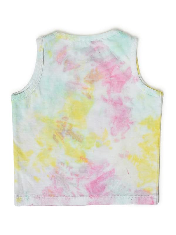Mi Arcus Printed Multicolor Round Neck Vest for Baby Girl Boy Kids Pack of 2 1