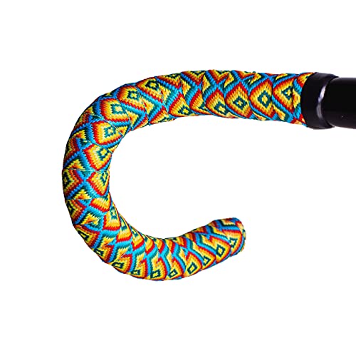 BTP Woven Bicycle Handlebar Tap DIAMONDLATIN with Trending Colors and Pattern Designs. Superior Supple Hand Feel with Long Lasting Performance.