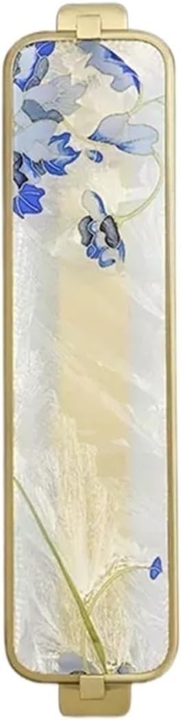 Cwcqgh Boys B Wall Lights Lamps Living Room Tv Ackground Copper Enamel Color Lighting Indoor Decorative Sconces,