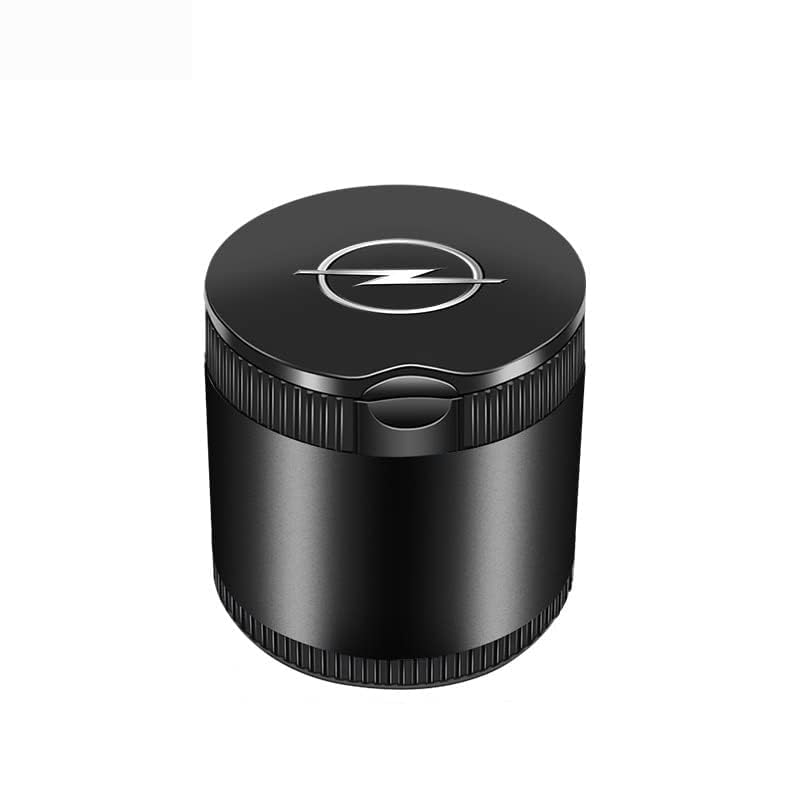 Auto Posacenere per Opel Mokka X, Portatile Portacenere Auto Mini Antiodore Pattumiera con Coperchio Senza Fumo Autoestinguente Cestino per la Cenere Sostituire Accessori per Interni,A