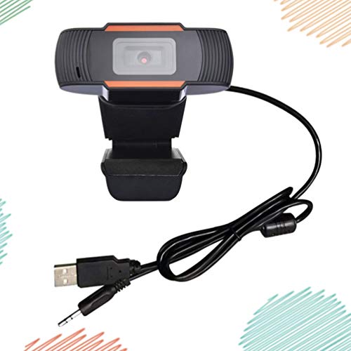 Lurrose 300000 Pixels Usb Webcam Computador Hd Streaming Cí¢mera Foco Automí¡tico Com Microfones par