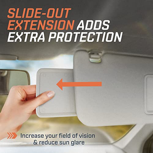 SAILEAD Sun Visor Replacement Compatible with Toyota RAV4 with Sunroof and Light 74320-42501-B2, for Year 2006 2007 2008 2009 2010 2011 2012 (Grey, Left Driver Side)